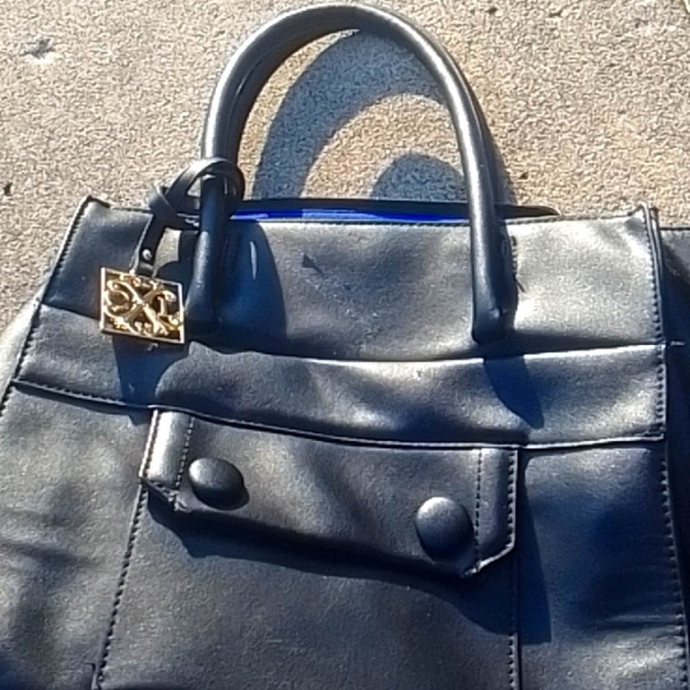 Embossed Christian Lacroix Crossbody Hand Bag